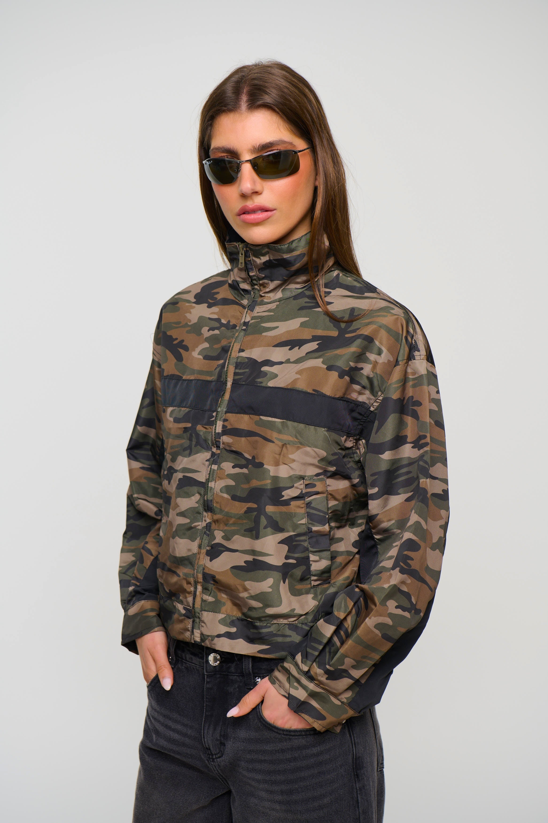 Essential Windbreaker Camo