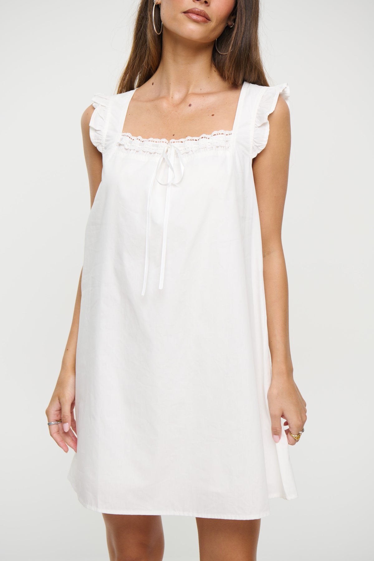 Cadia Mini Dress White