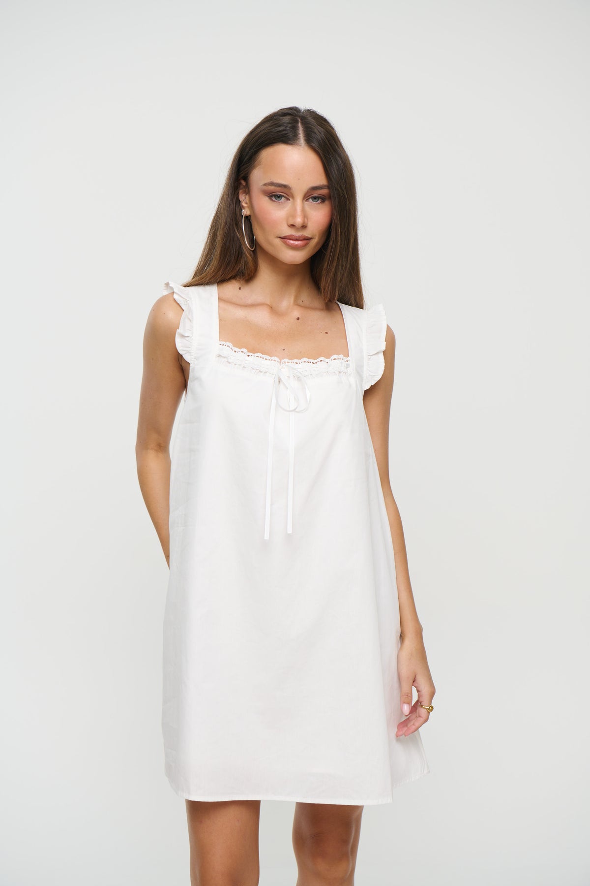 Cadia Mini Dress White