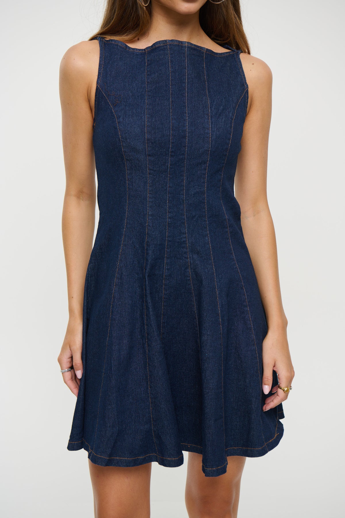 Simone Denim Mini Dress Indigo