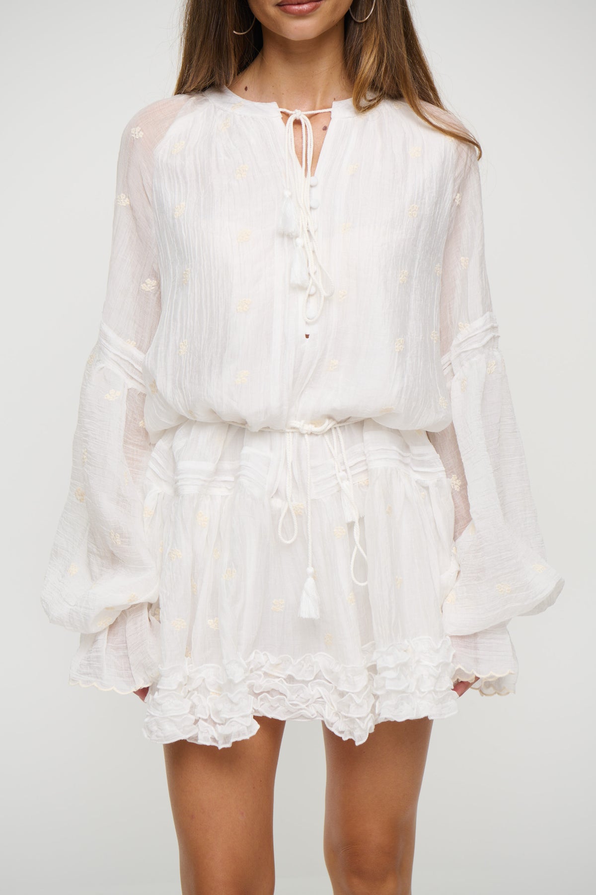 Celina Mini Dress White