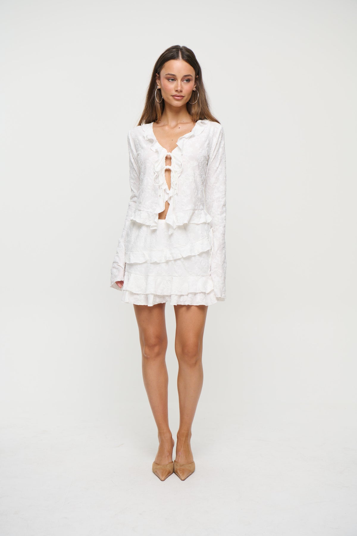Lani Long Sleeve White