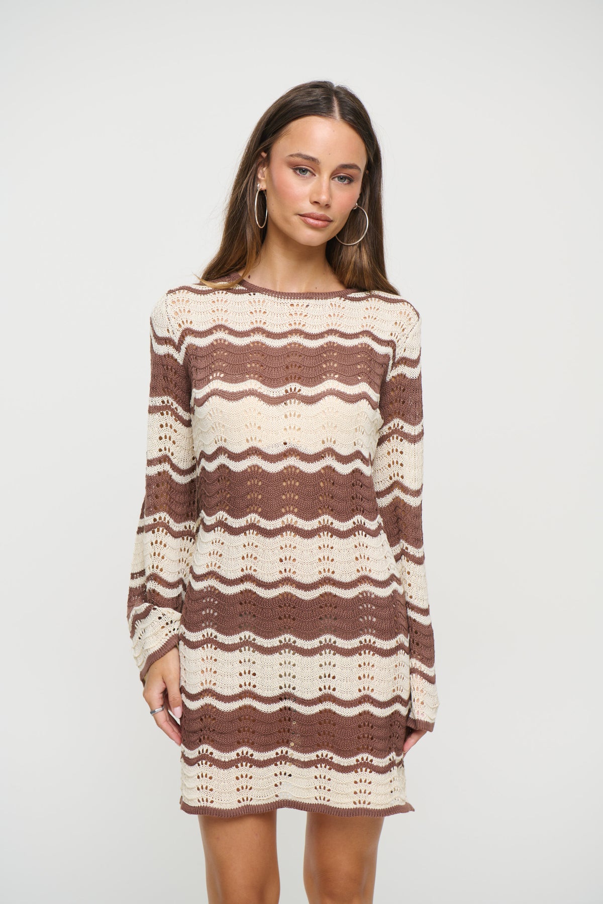 Shanice Mini Dress Chocolate