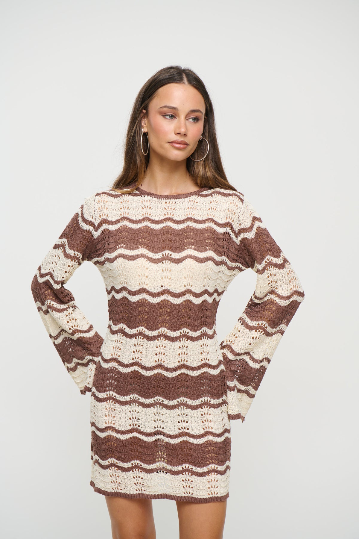 Shanice Mini Dress Chocolate