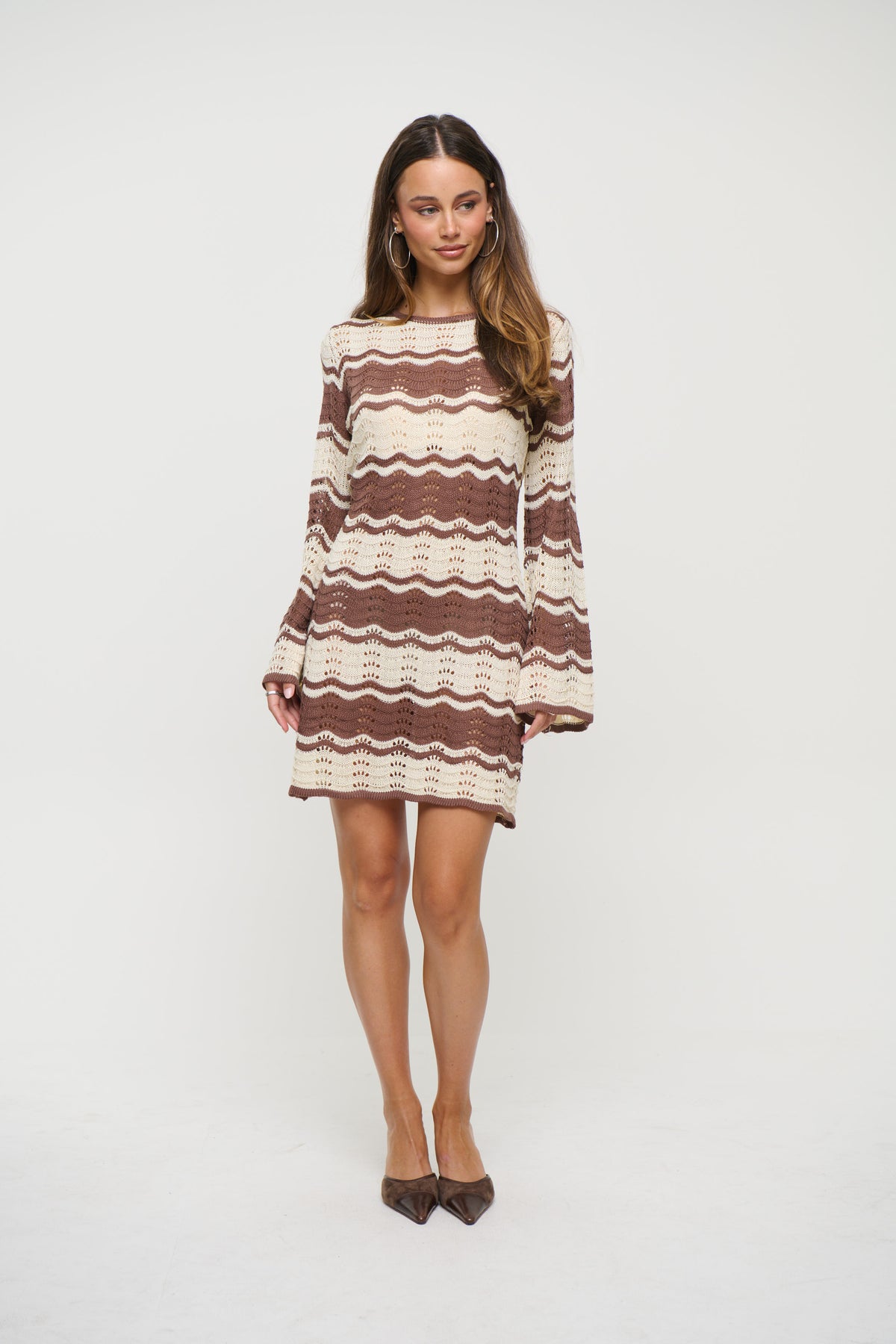 Shanice Mini Dress Chocolate