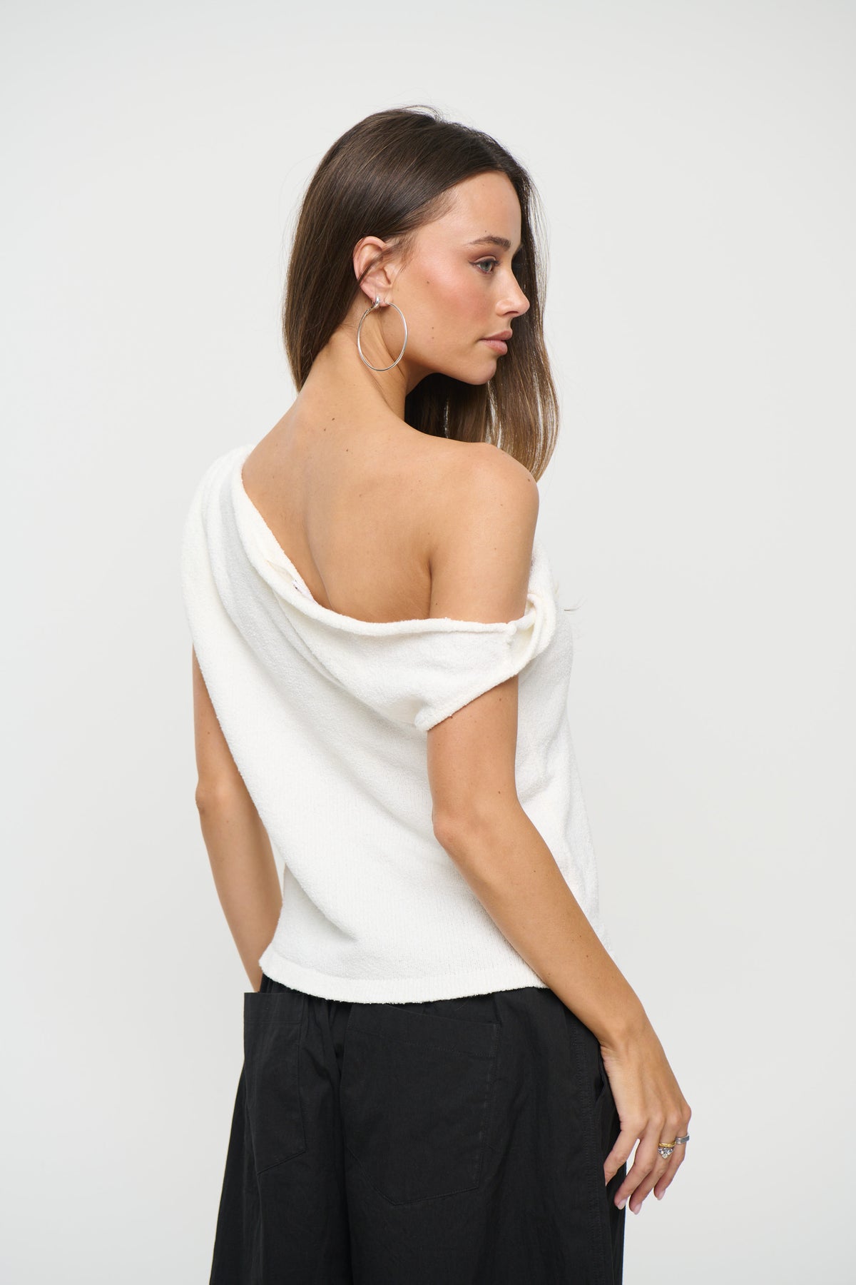 Brooke Knit Tank White