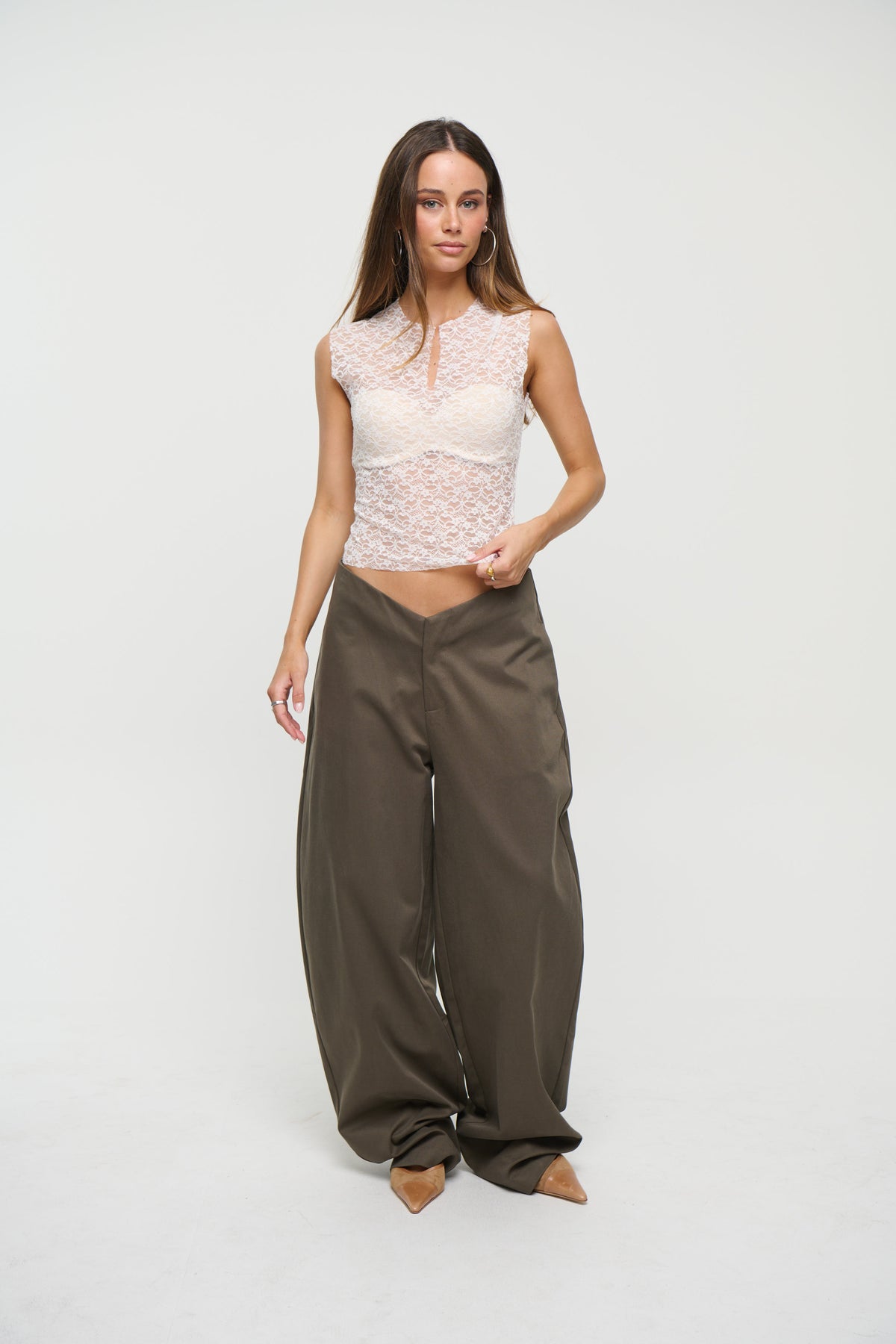 Tribeca Lace Top Moonlight