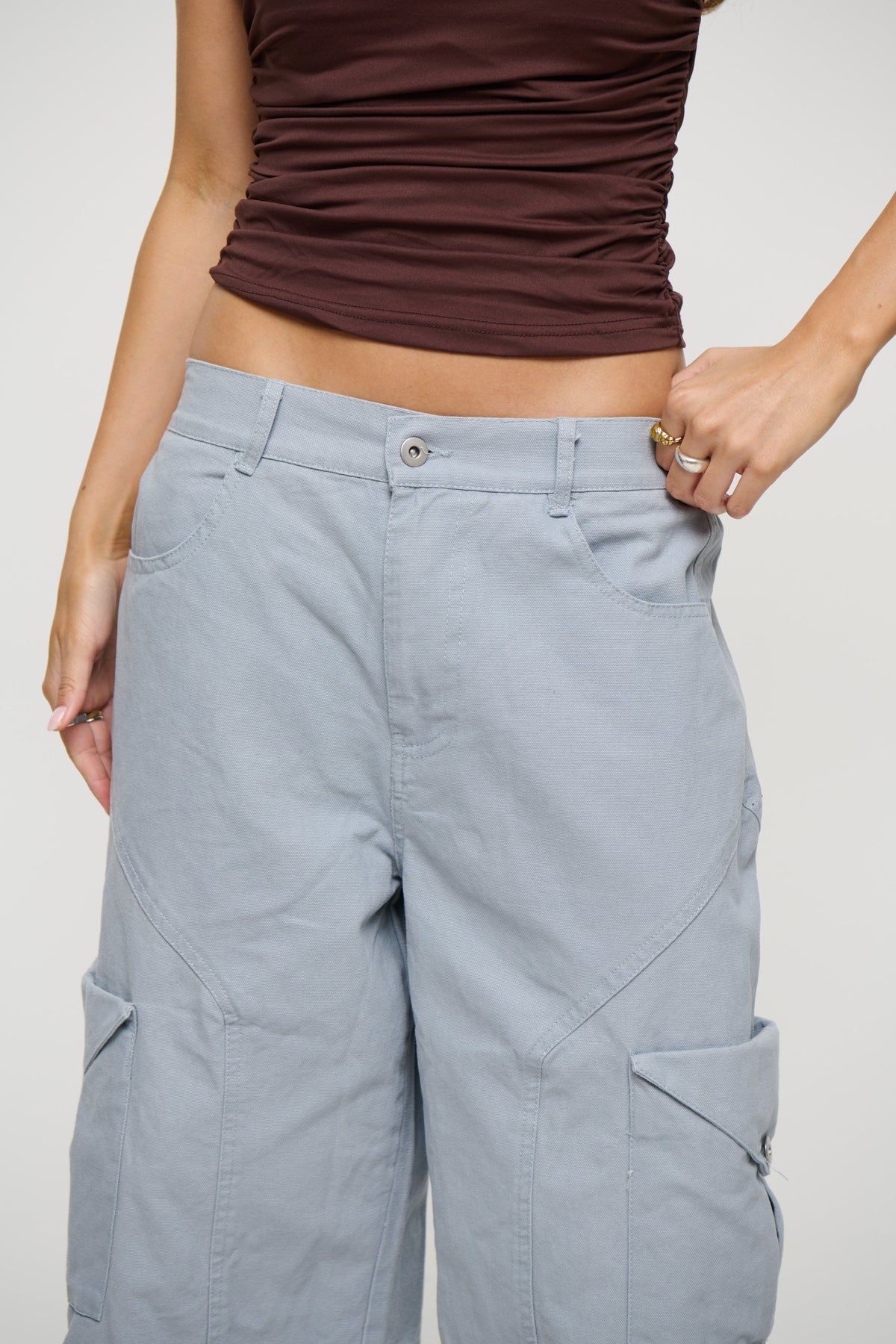 Annie Cargo Short Powder Blue