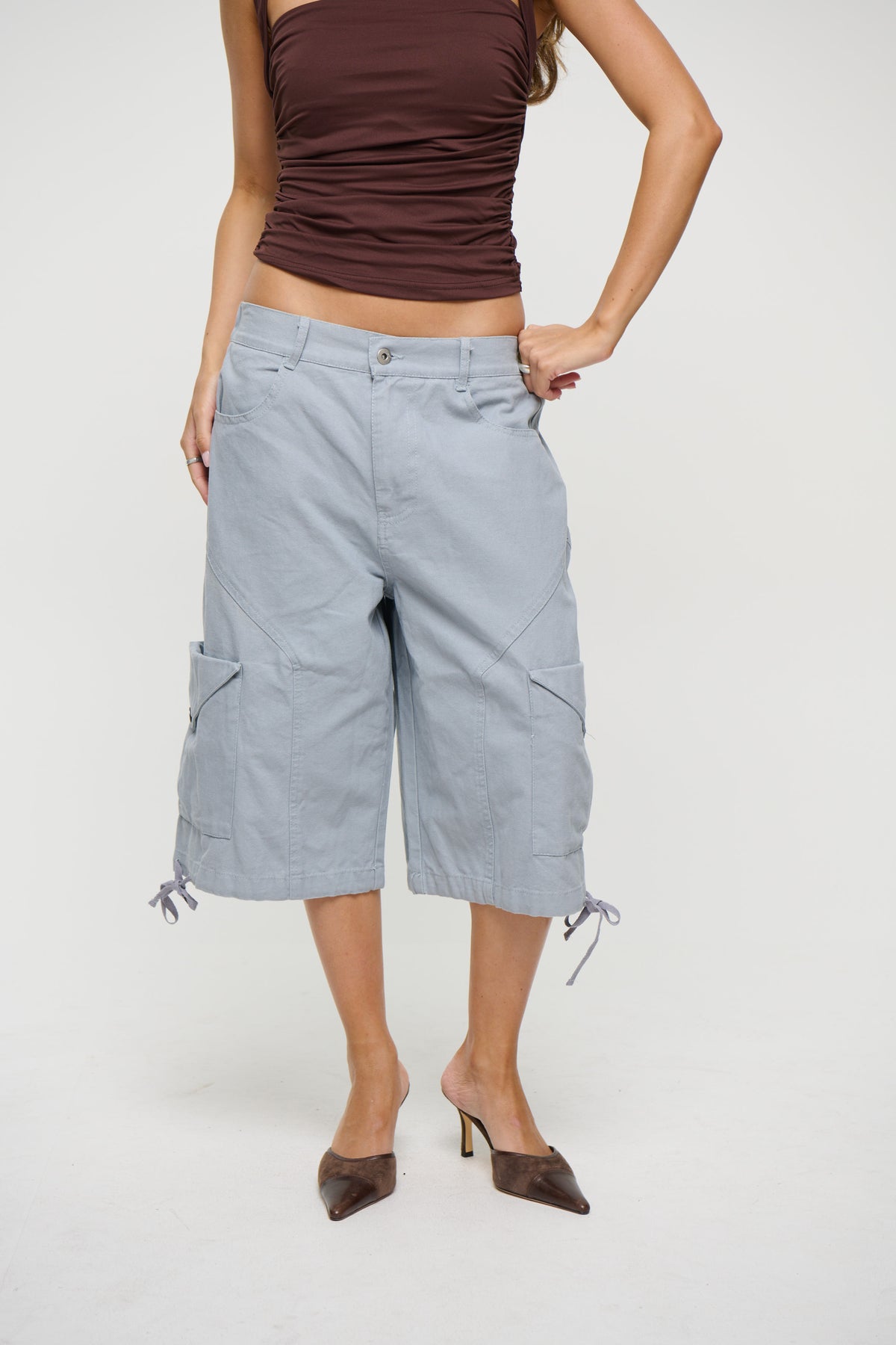 Annie Cargo Short Powder Blue