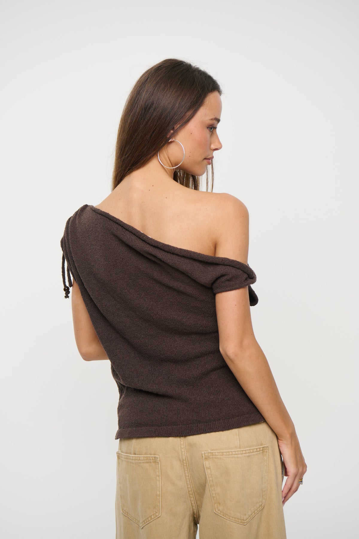 Brooke Knit Tank Choc