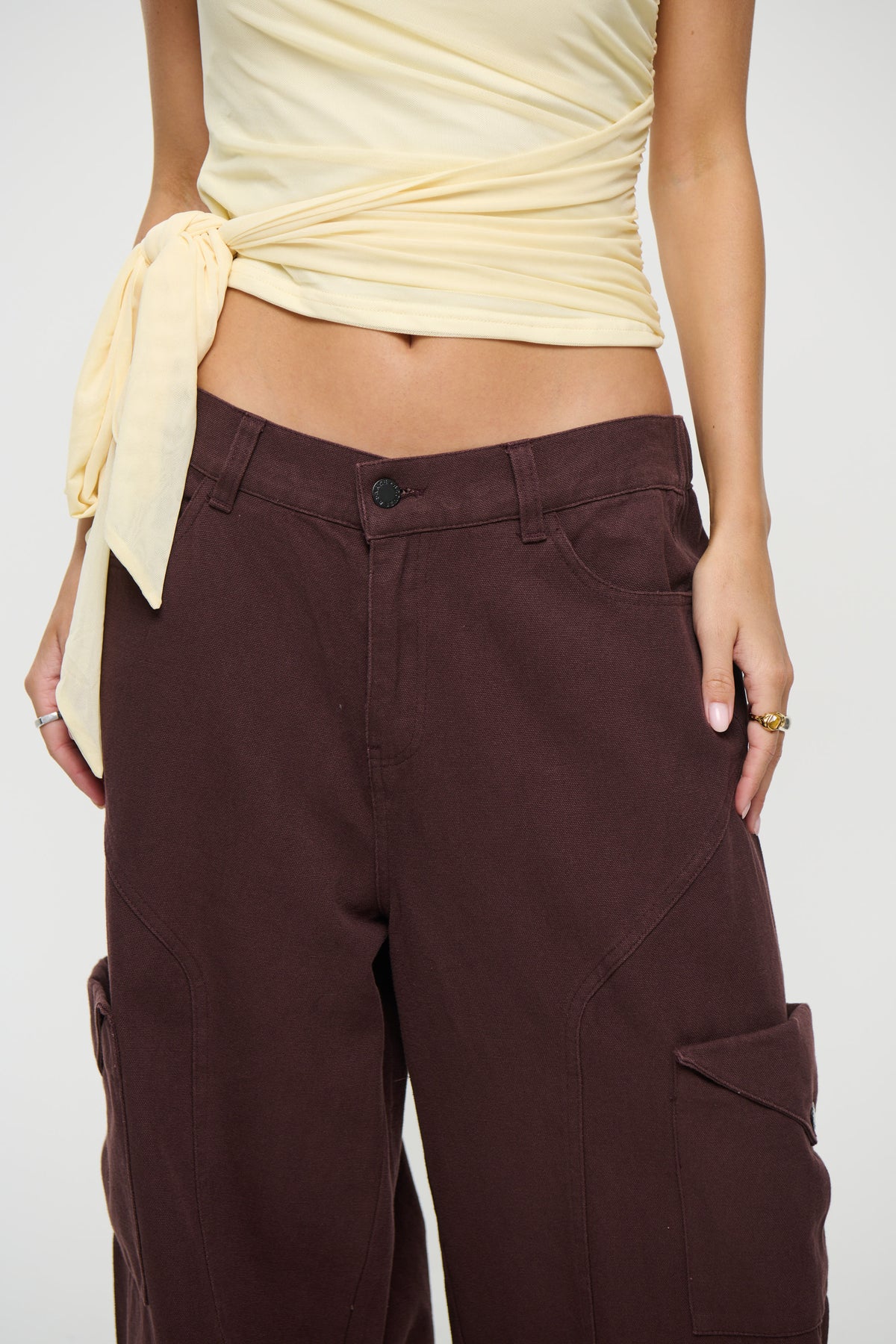 Annie Cargo Pant Chocolate