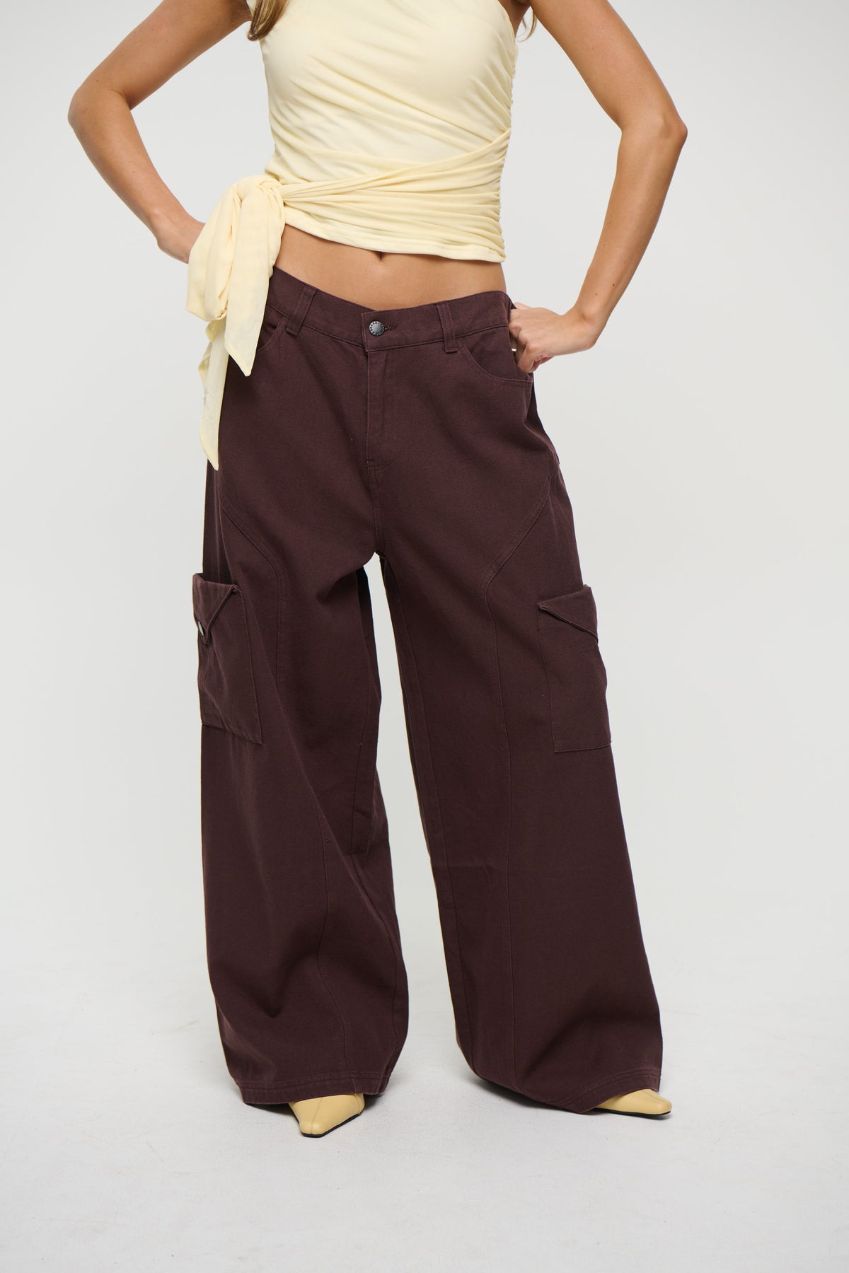 Annie Cargo Pant Chocolate