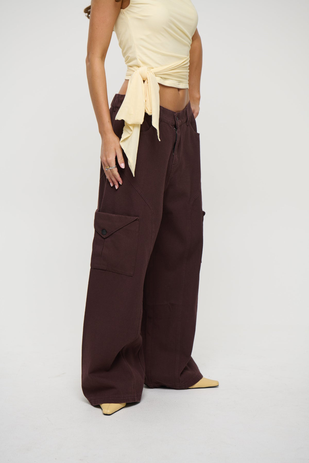 Annie Cargo Pant Chocolate