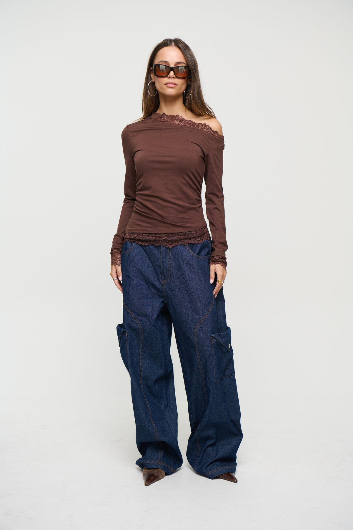 Thalia Long Sleeve Chocolate