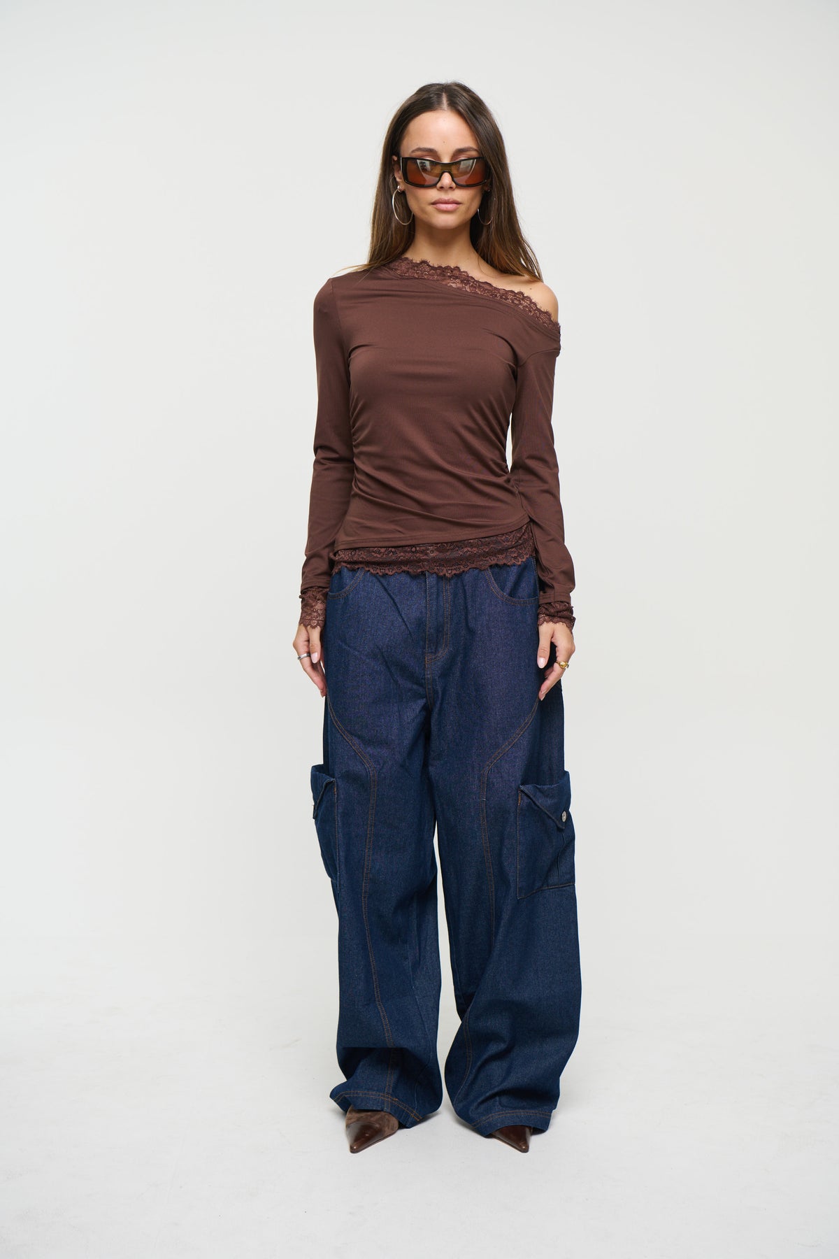 Thalia Long Sleeve Chocolate