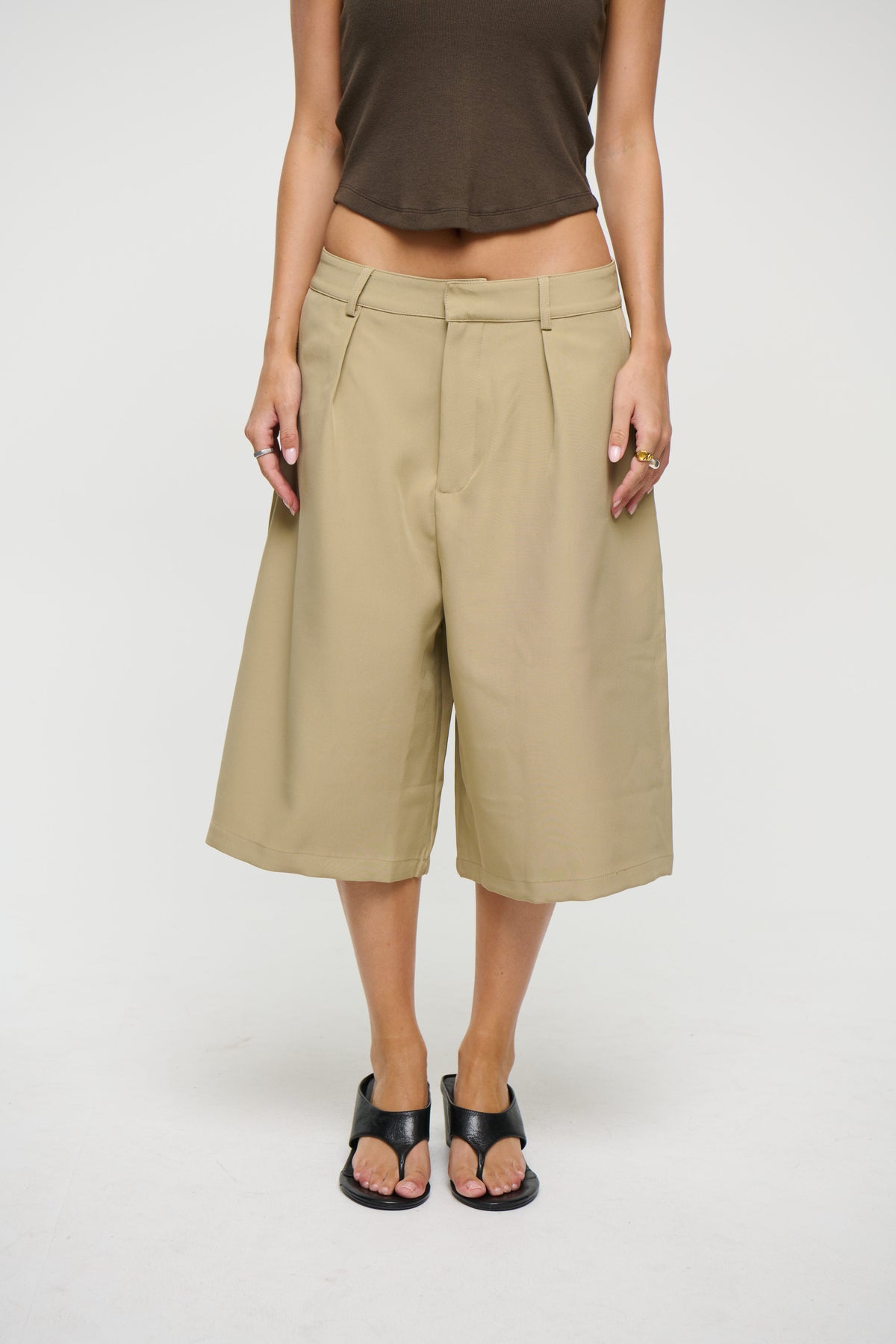 Roni Long Short Khaki