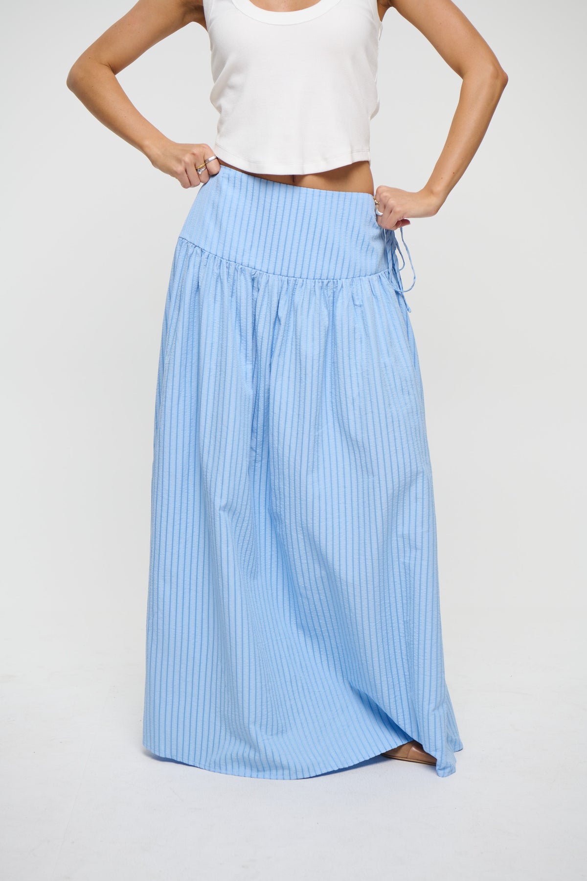 Minnie Maxi Skirt Ocean
