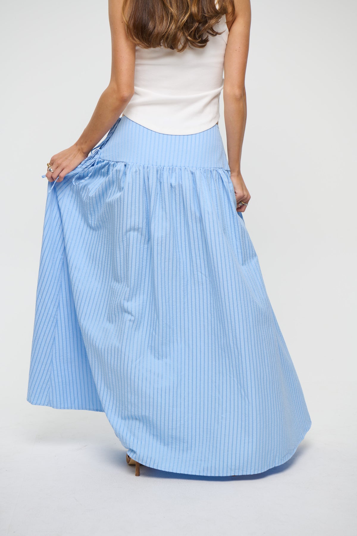 Minnie Maxi Skirt Ocean