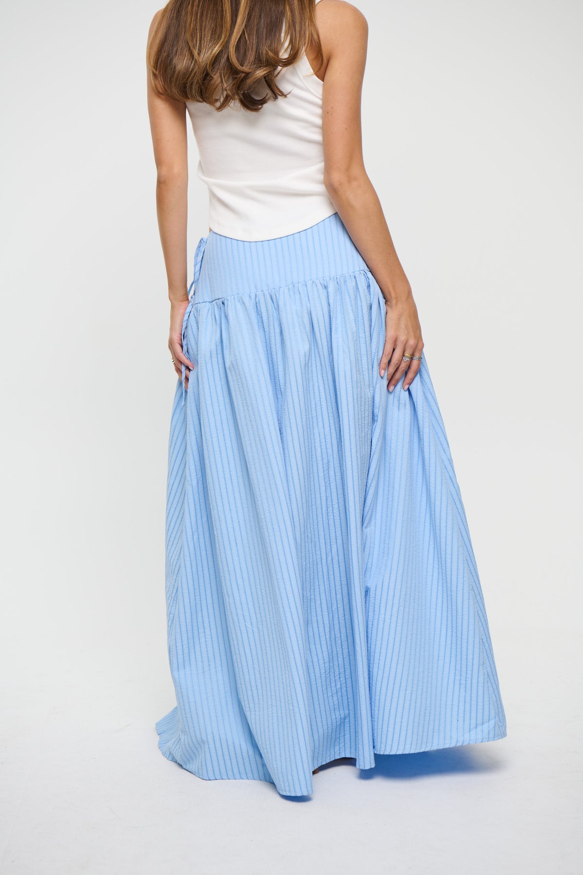 Minnie Maxi Skirt Ocean