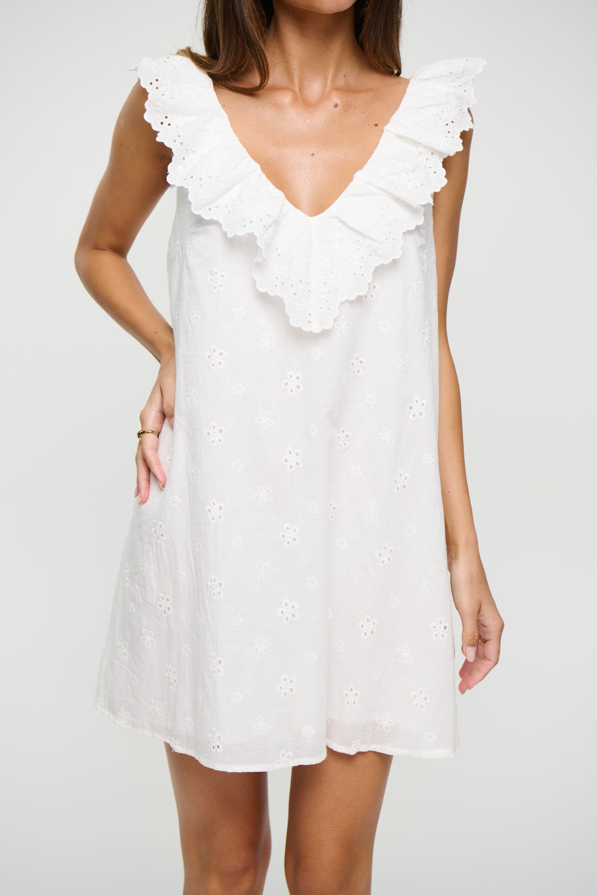 Cassius Mini Dress White