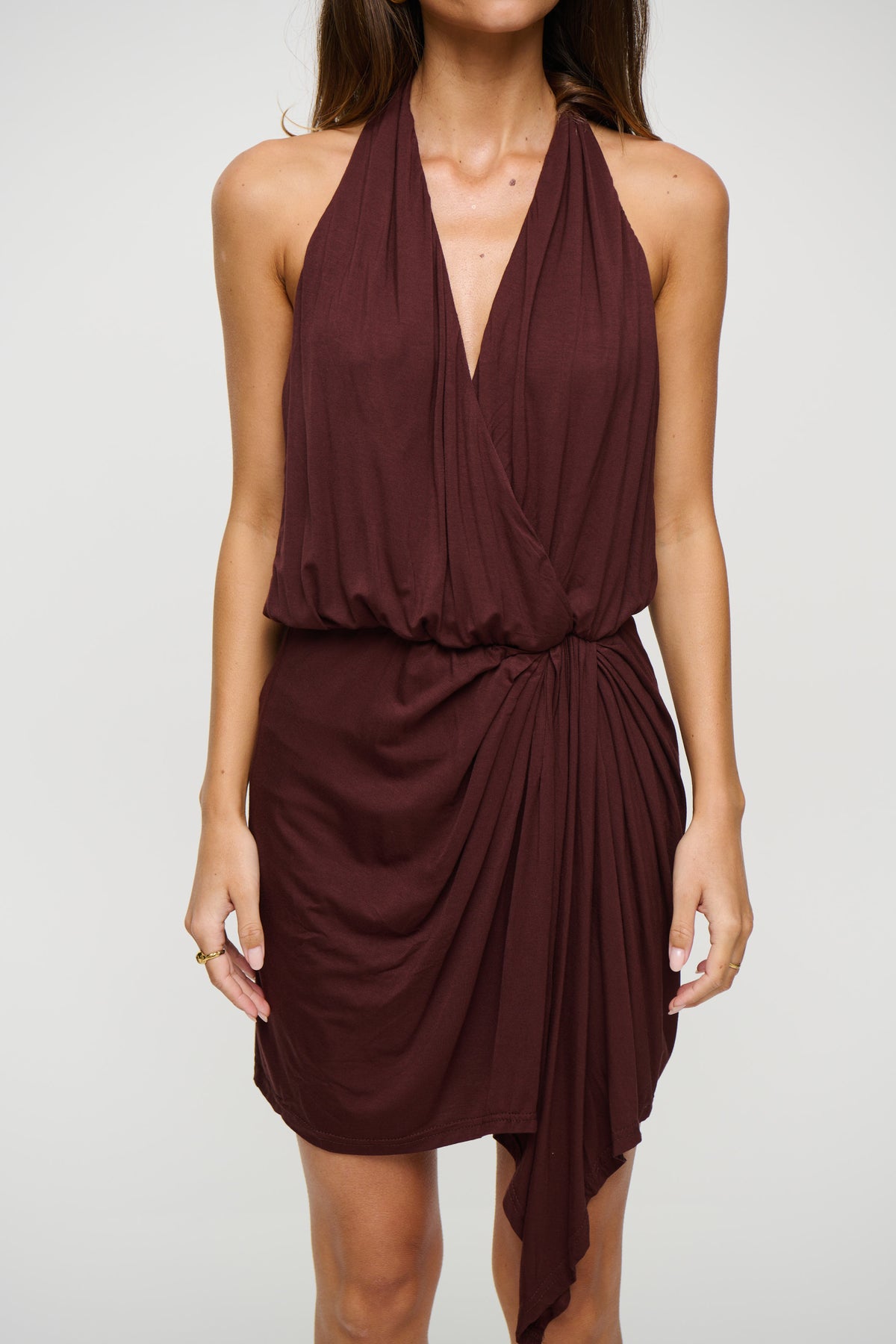 Zuri Mini Dress Chocolate