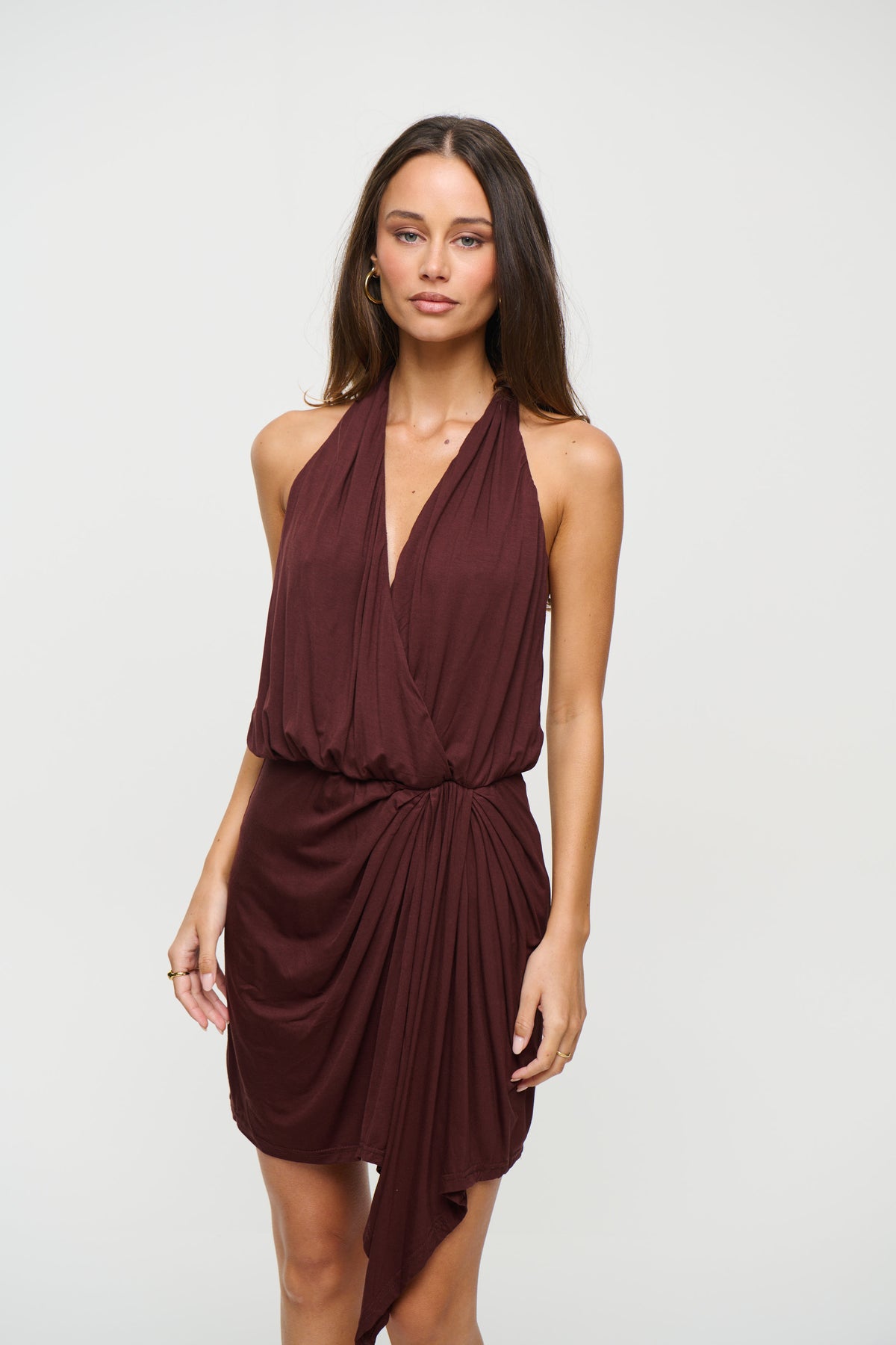 Zuri Mini Dress Chocolate
