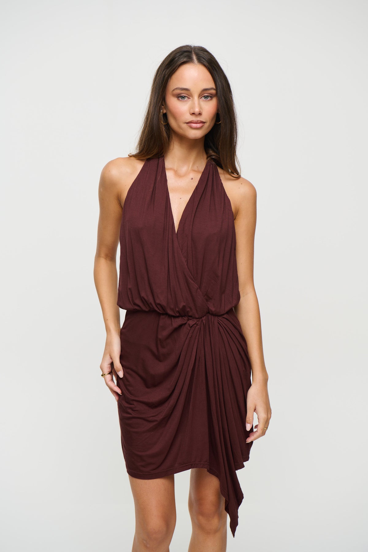 Zuri Mini Dress Chocolate