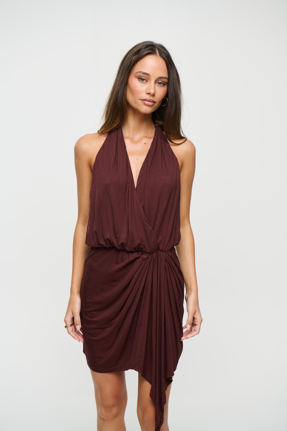 Zuri Mini Dress Chocolate