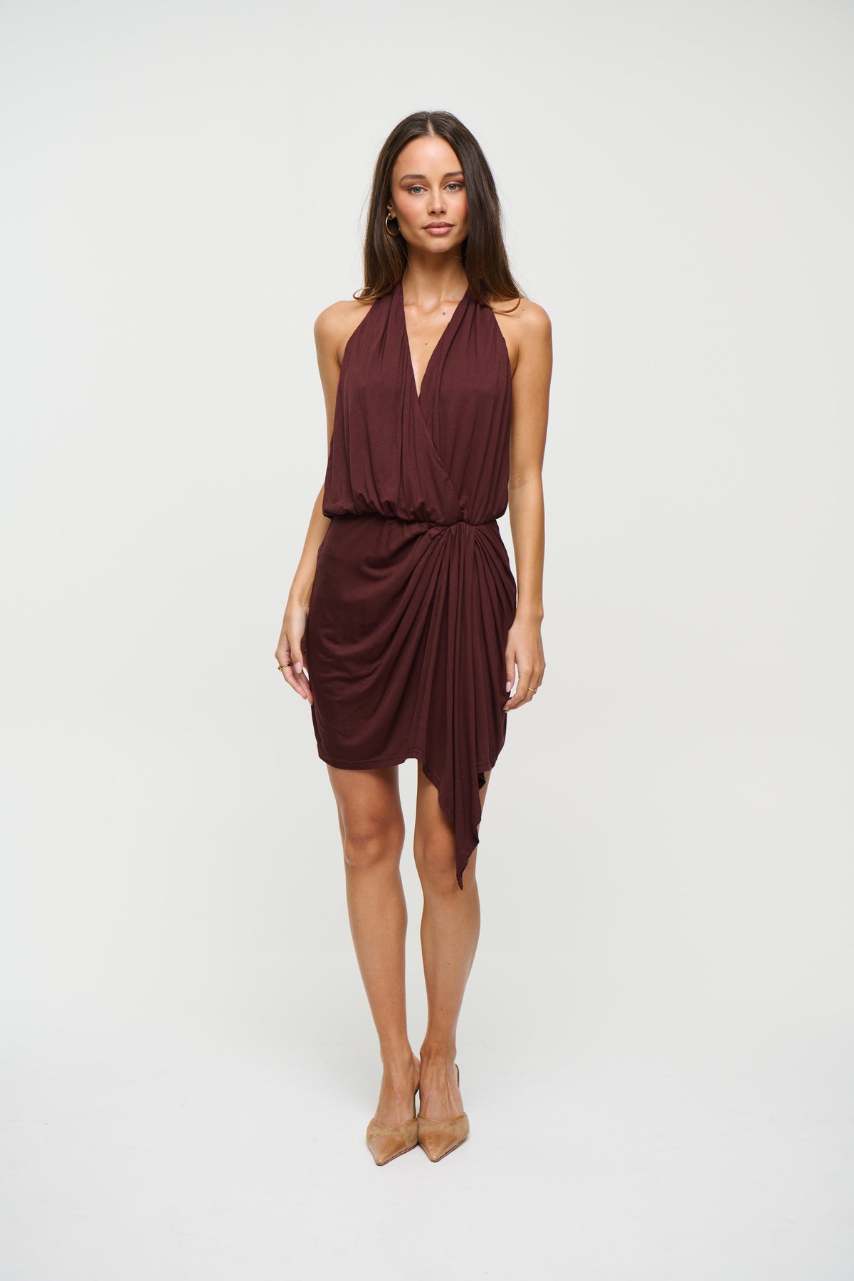 Zuri Mini Dress Chocolate