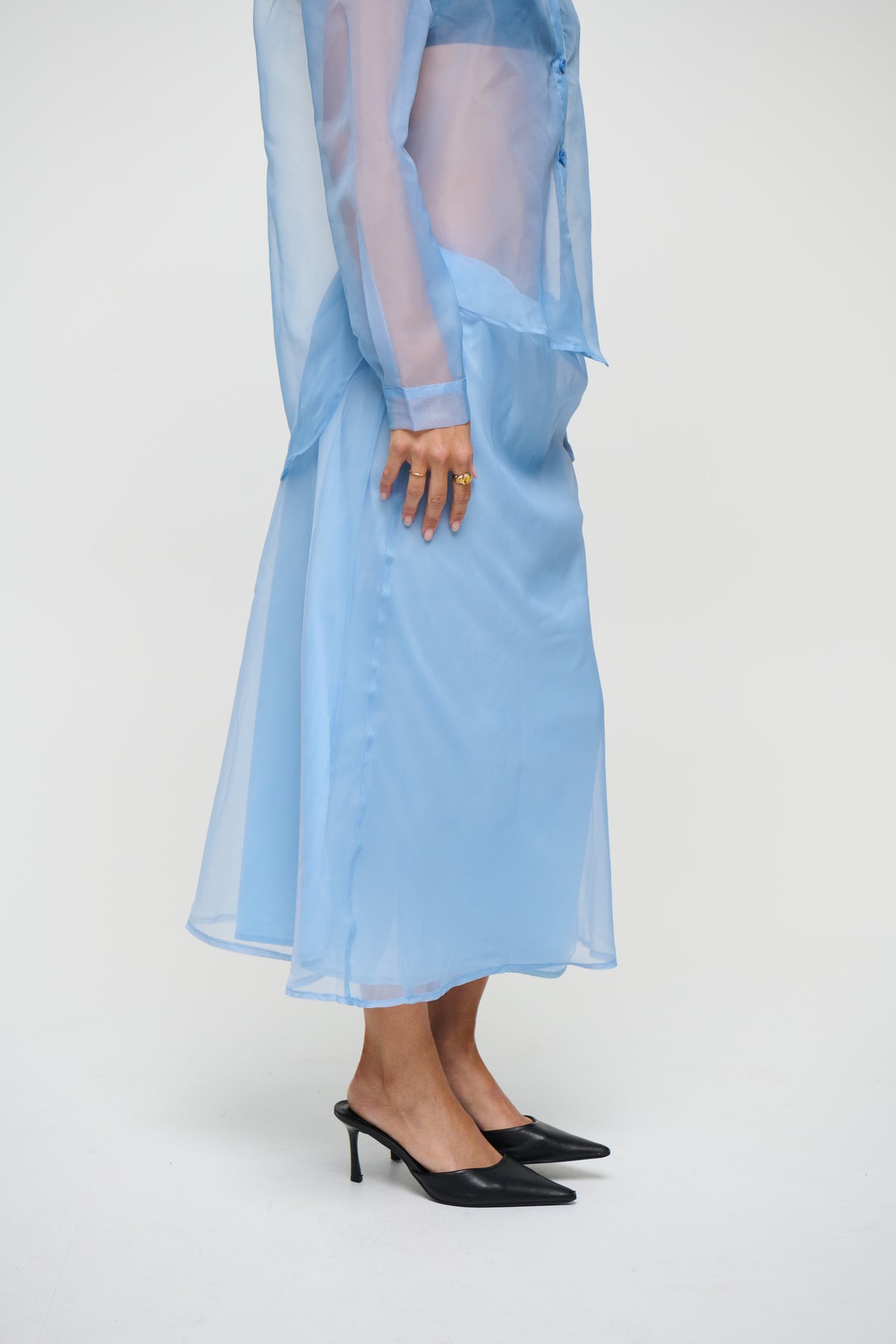 Toni Midi Skirt Sky