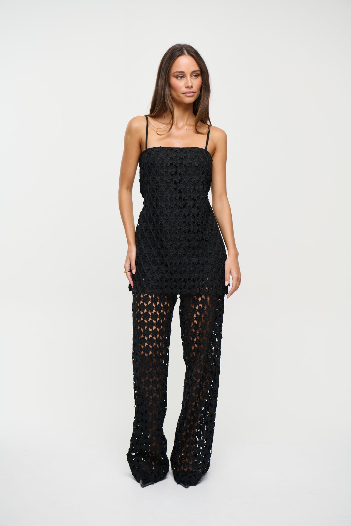Wanda Lace Set Black