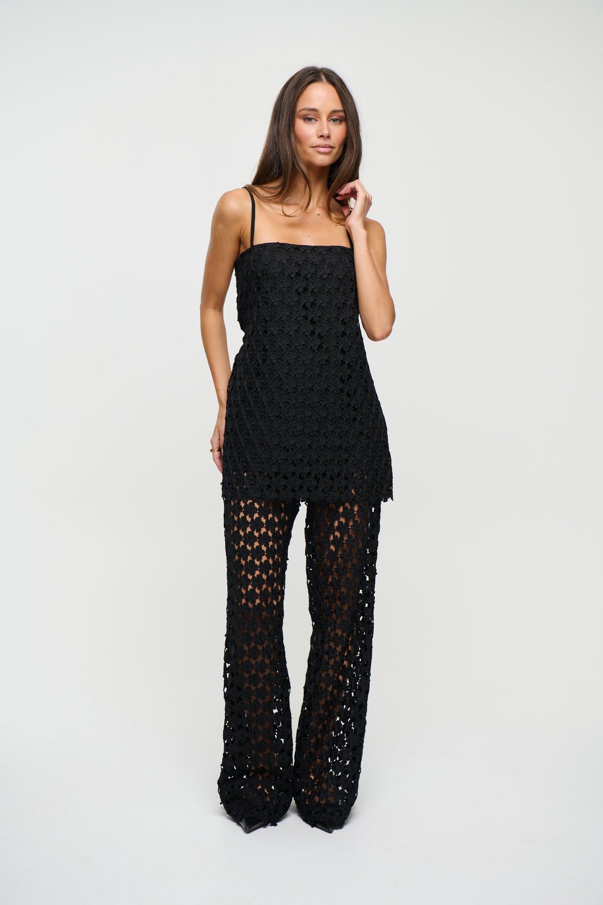 Wanda Lace Set Black