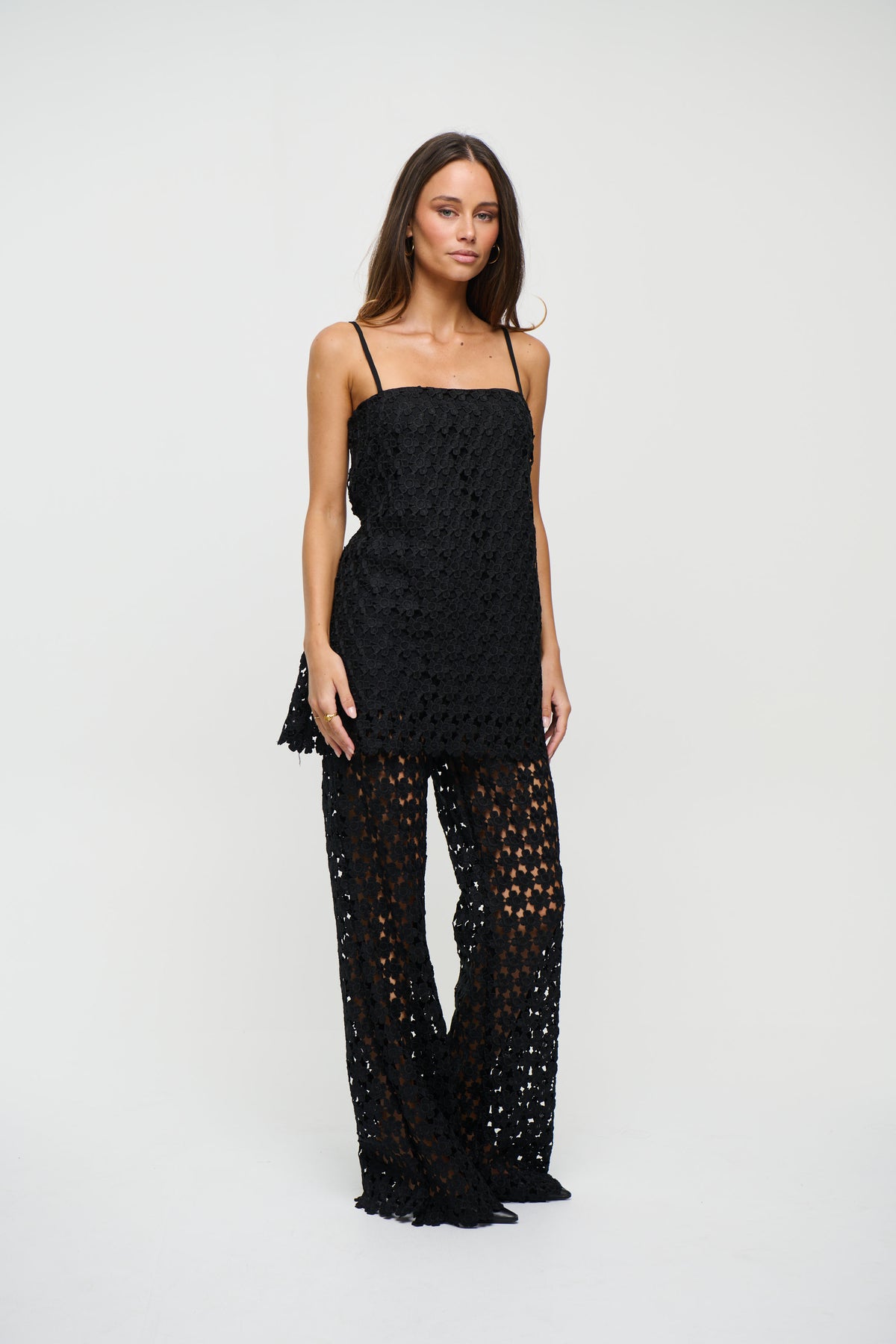 Wanda Lace Set Black