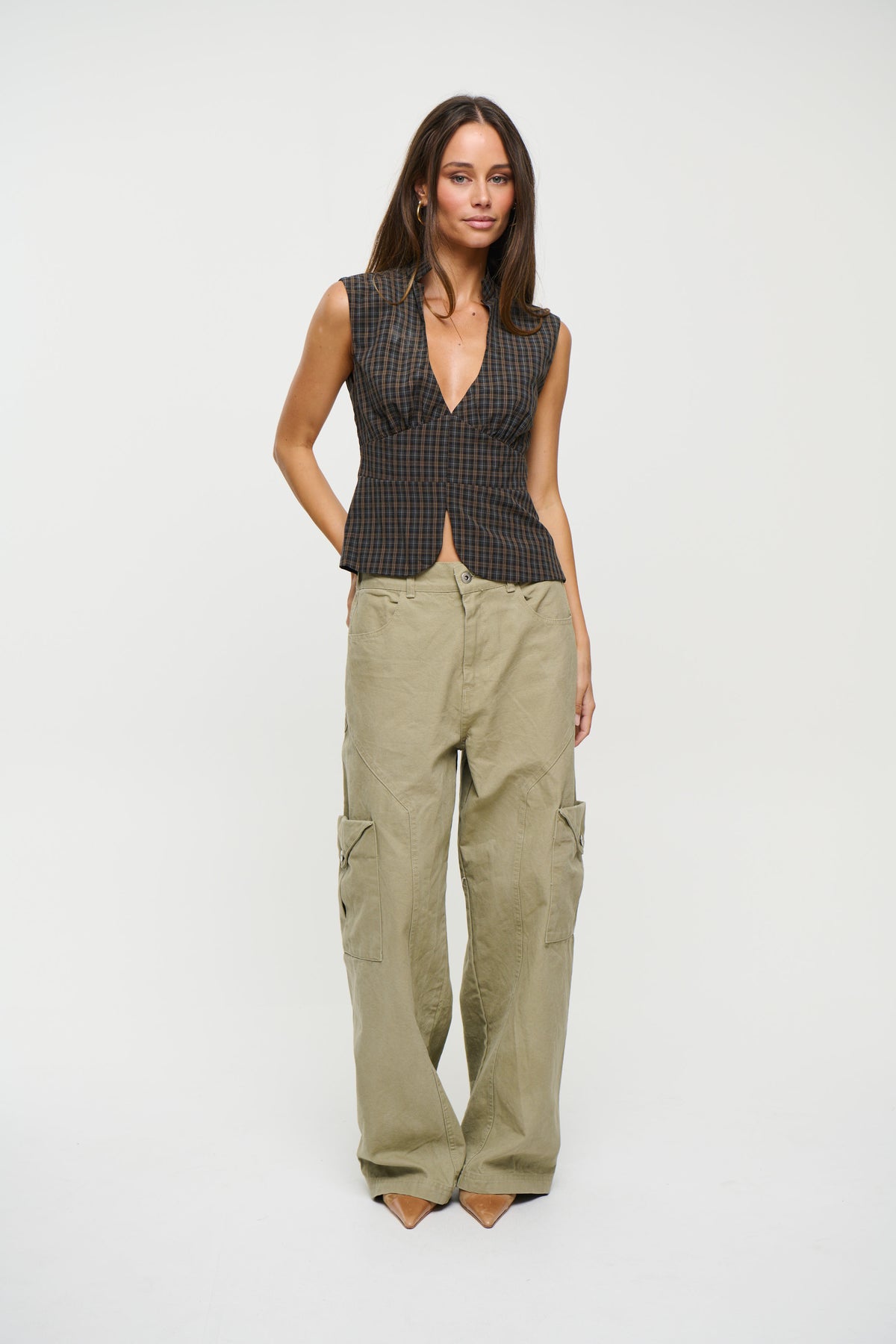 Lucie Top Brown