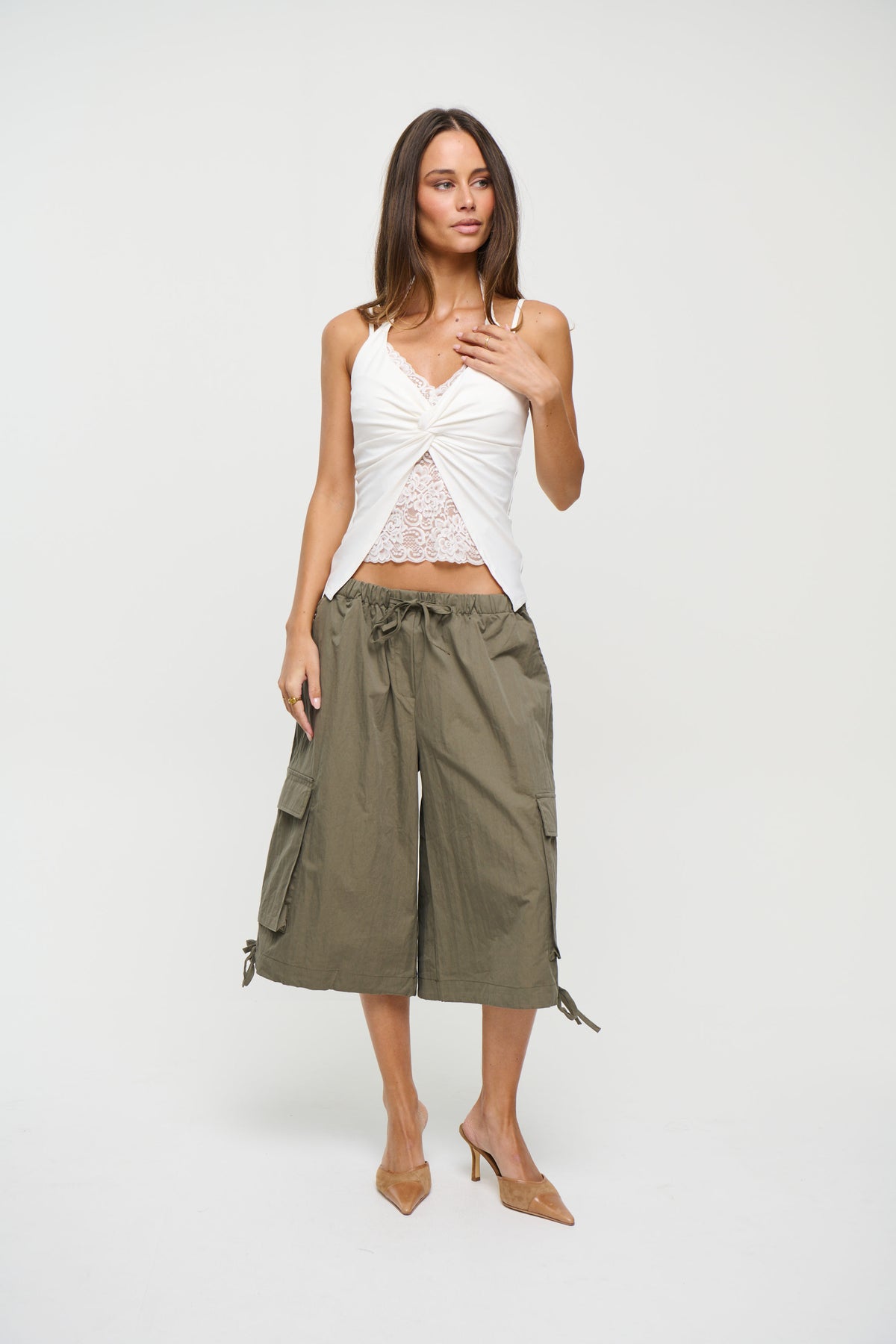 Lyra Lace Top White