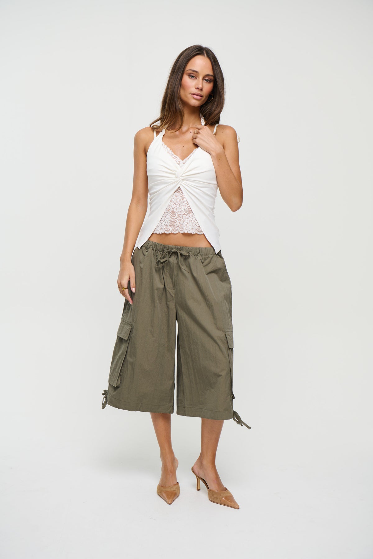 Lyra Lace Top White