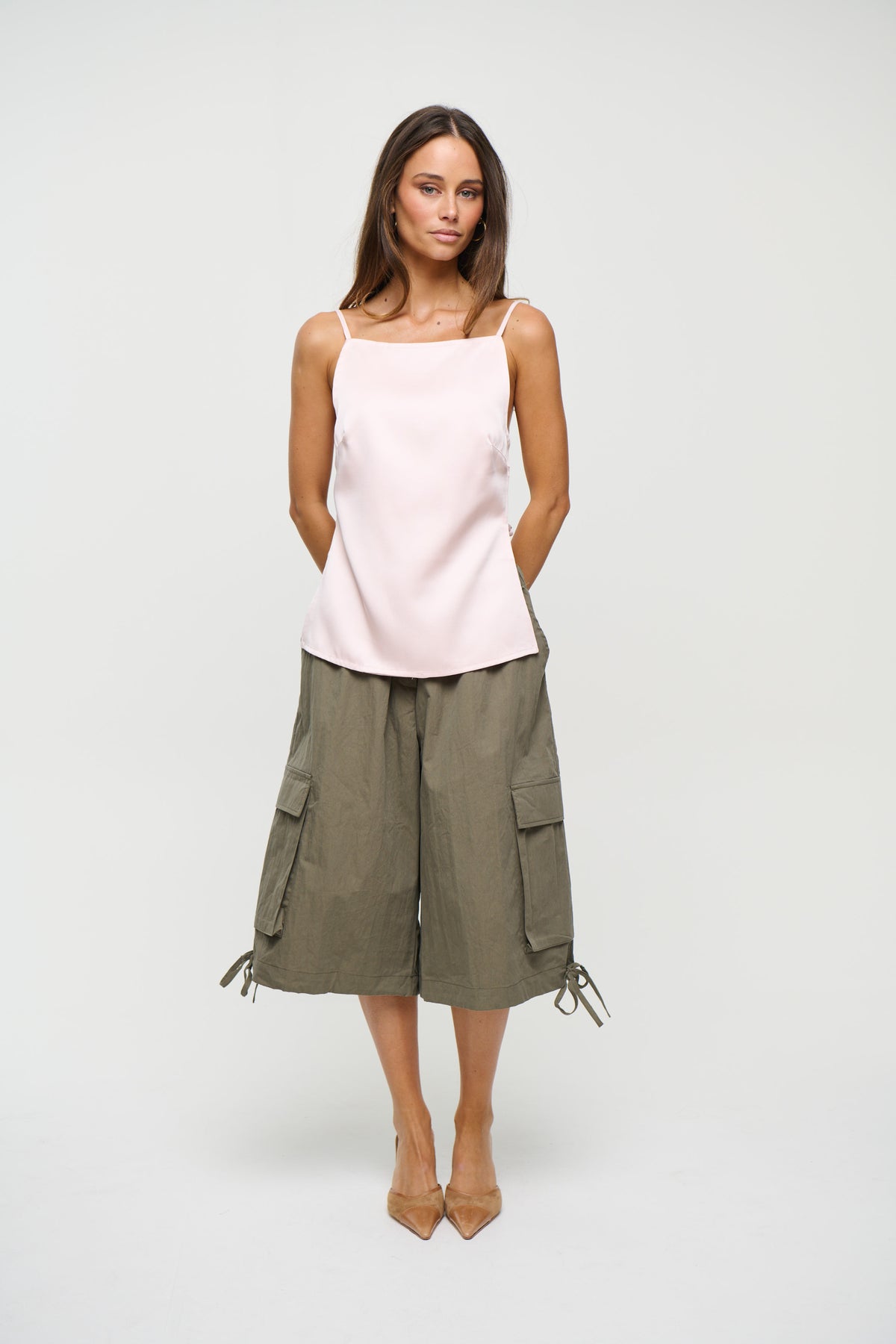 Camille Backless Top Soft Pink