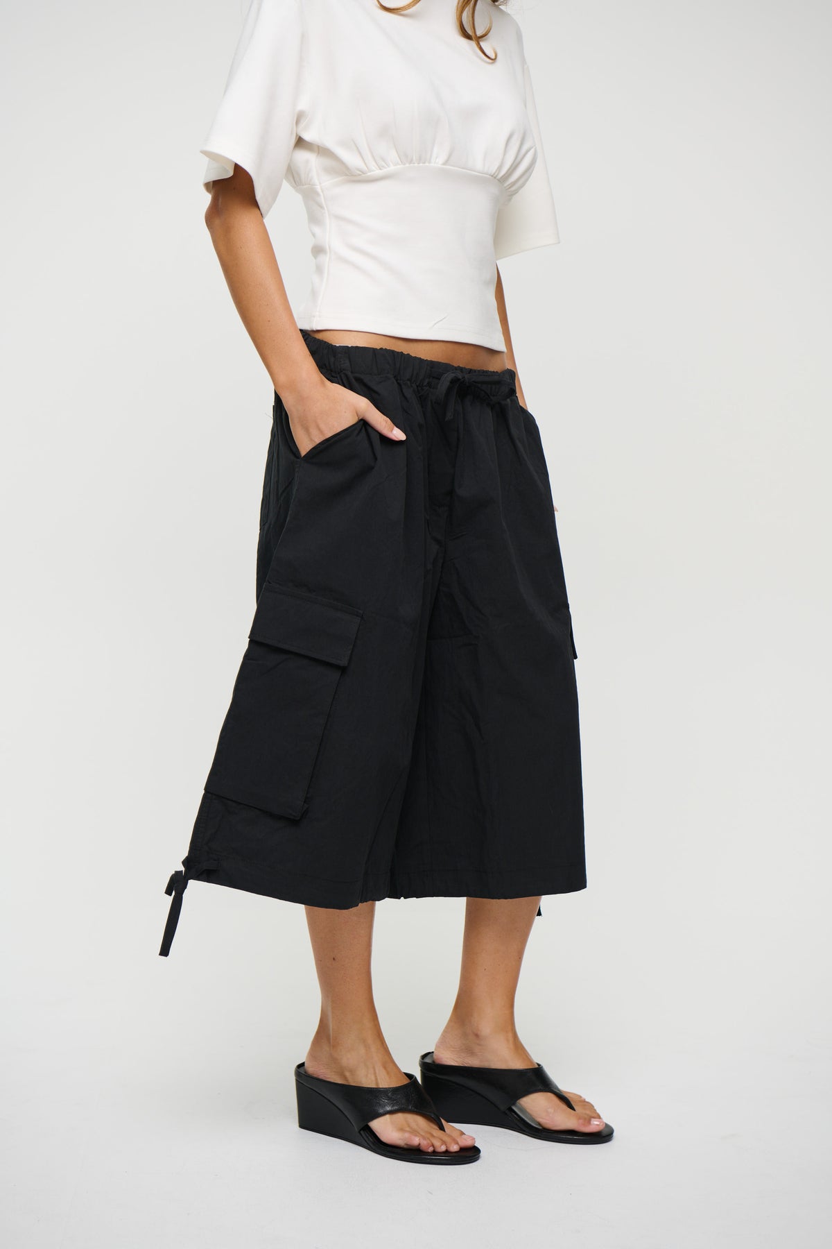 Grace Cargo Short Black