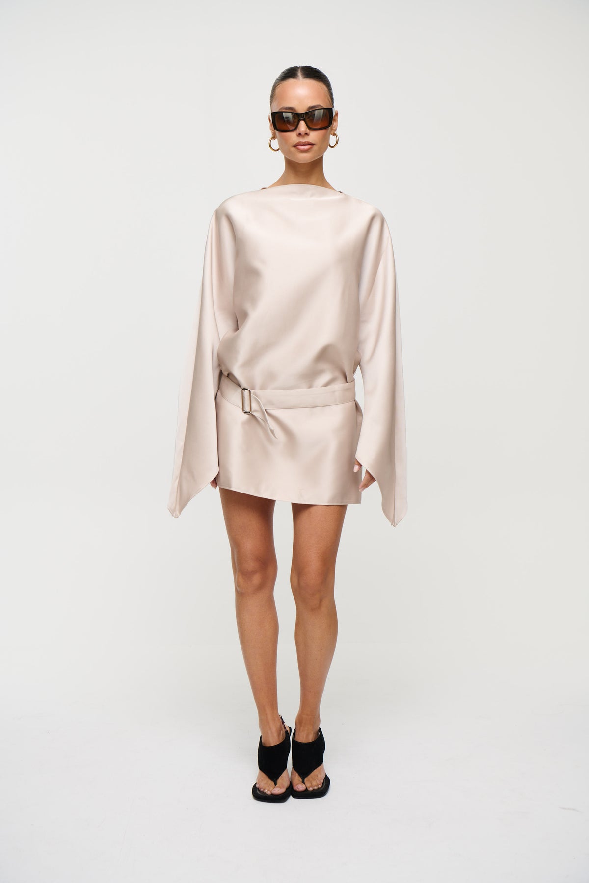 Touch Mini Dress Cream