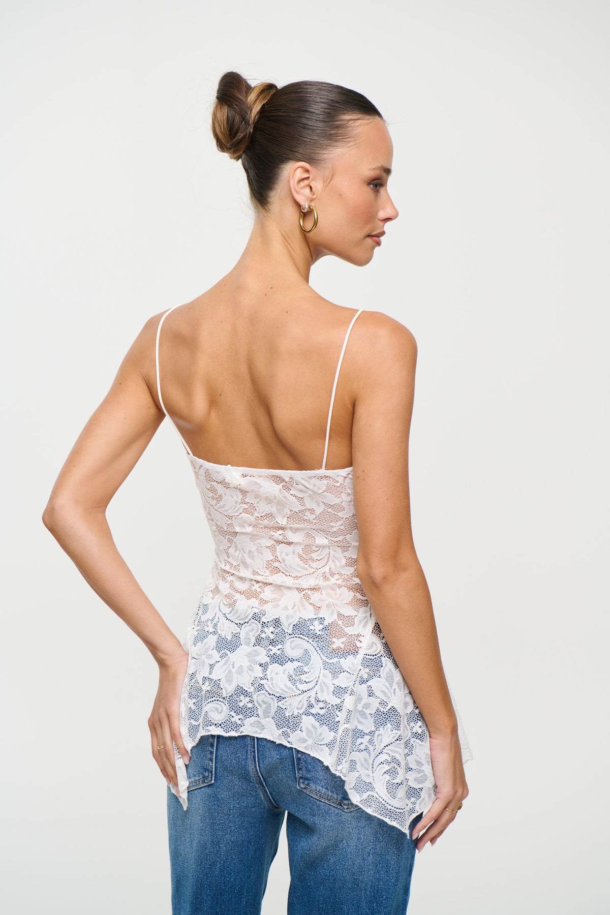 Taliah Lace Top White