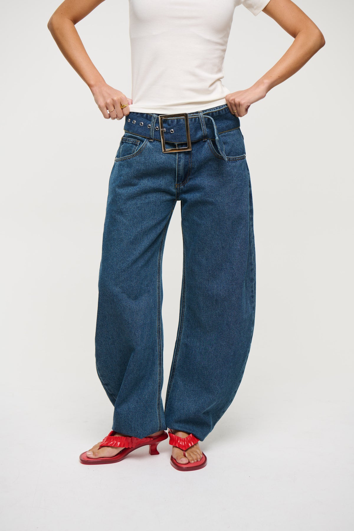 Dynasty Jean Mid Blue