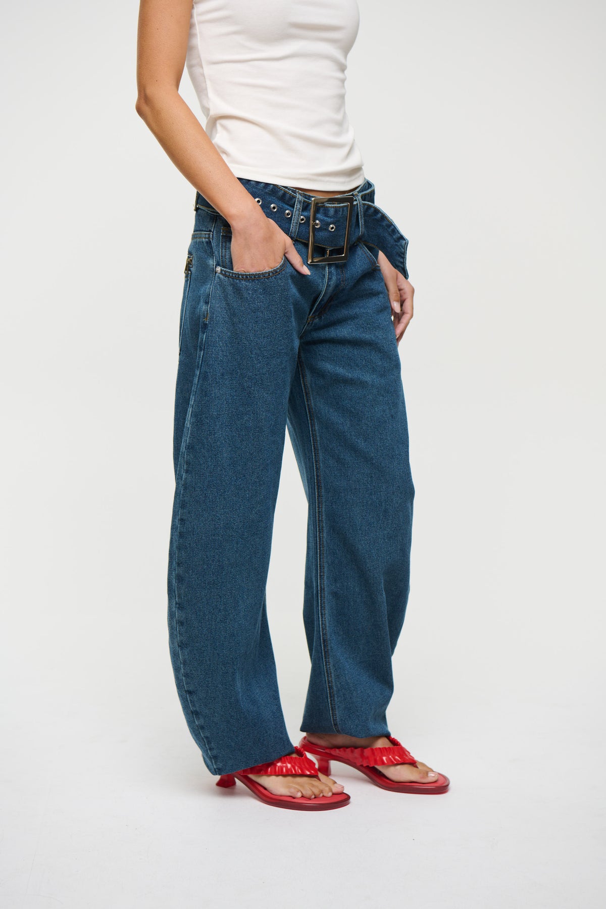 Dynasty Jean Mid Blue