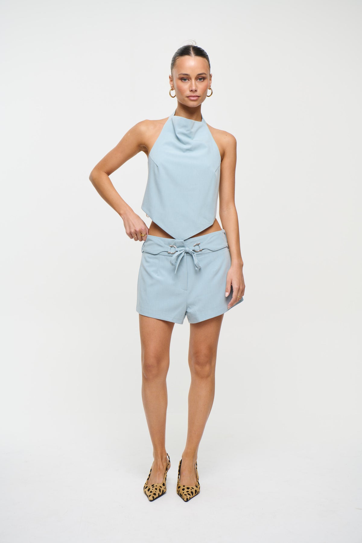 Sadie Short Cloud Blue