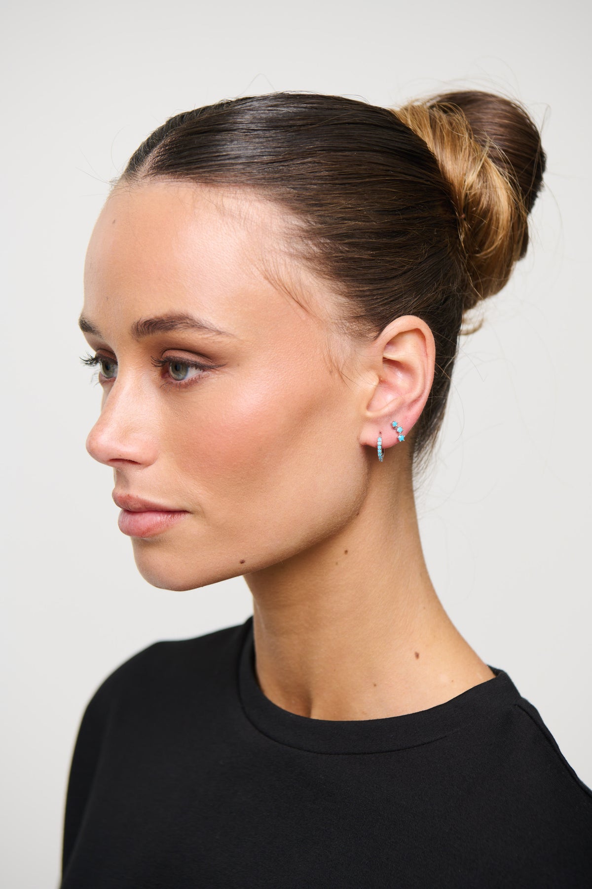 Jamina Stacker Earring Set Sterling Silver