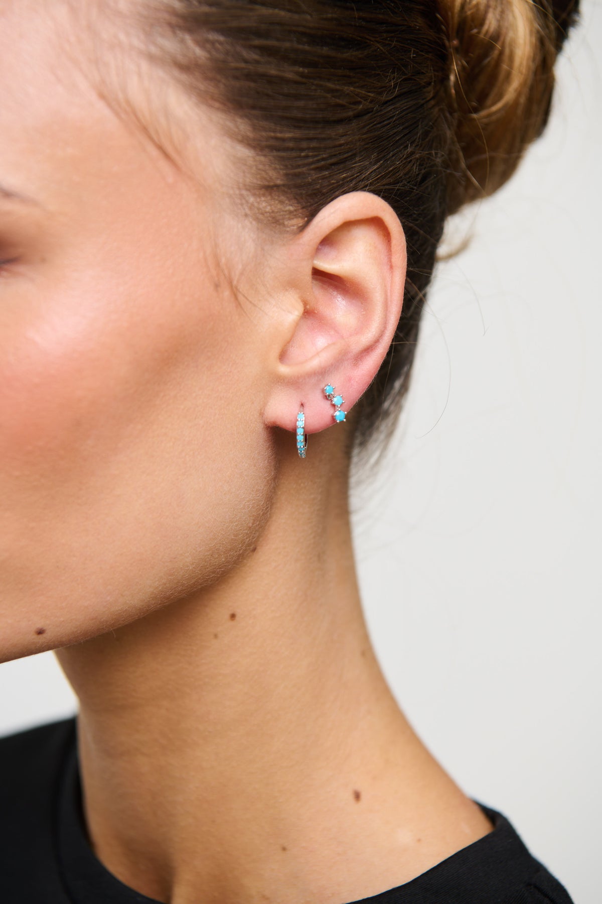Jamina Stacker Earring Set Sterling Silver