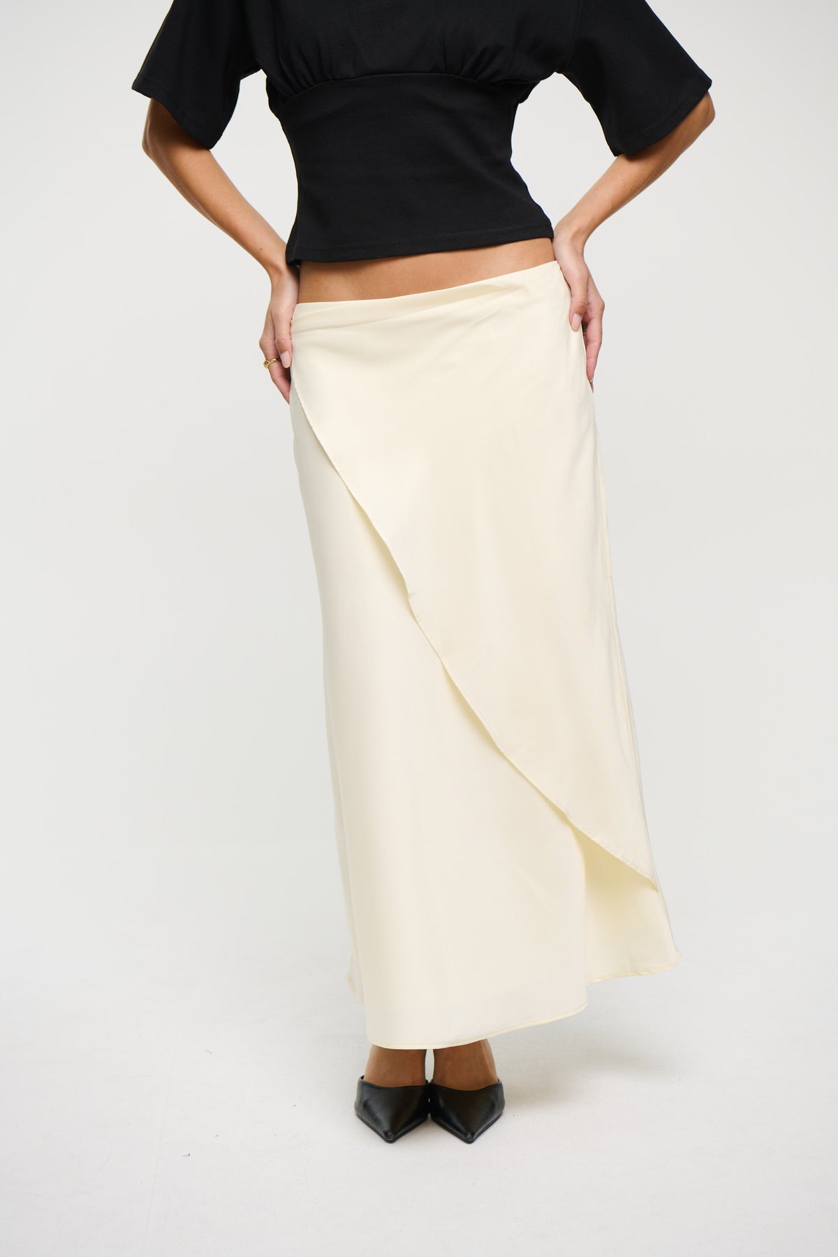 Levi Maxi Skirt Lemon