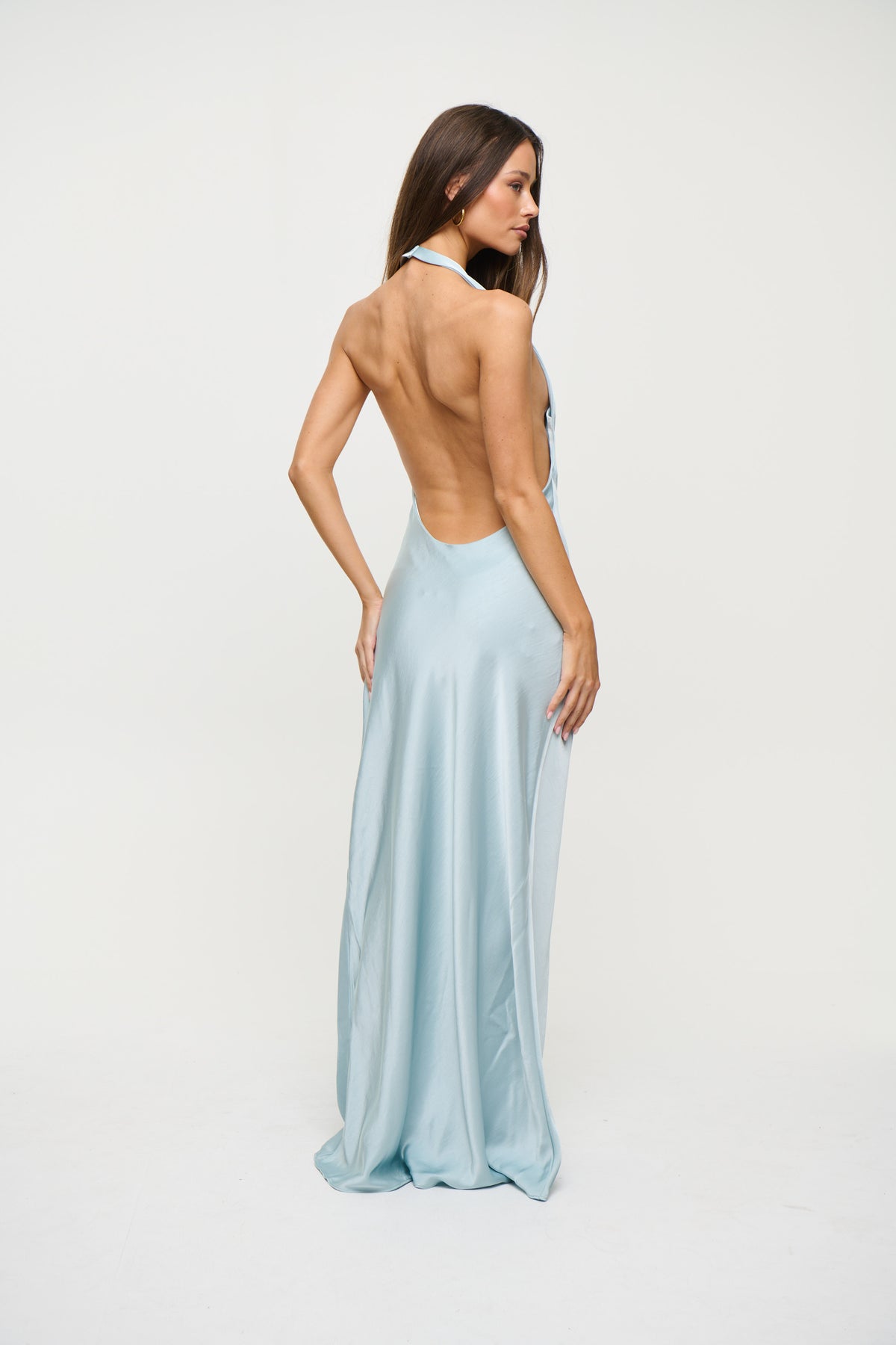 Bare Maxi Dress Baby Blue