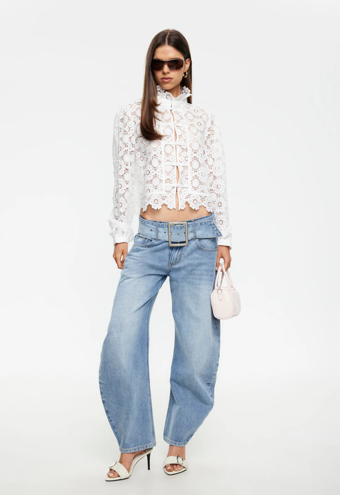 Overtime Blouse Porcelain