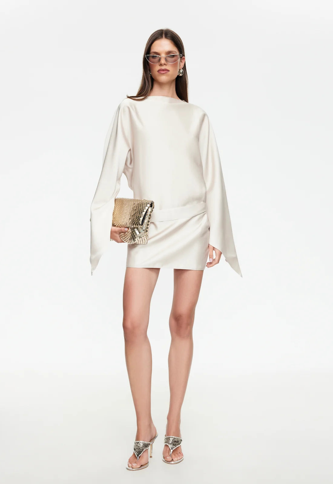 Touch Mini Dress Cream