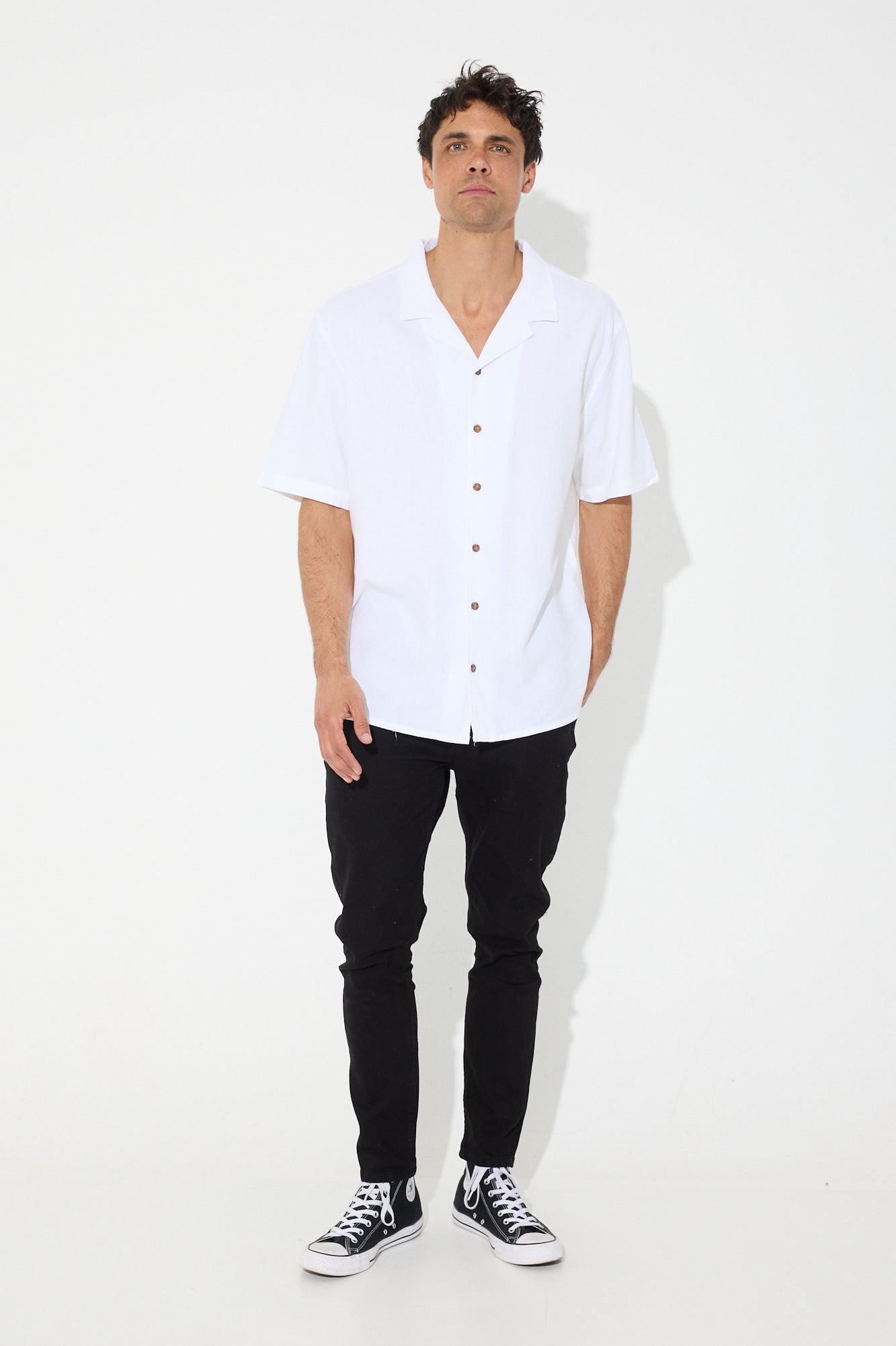 Petros Linen Shirt White